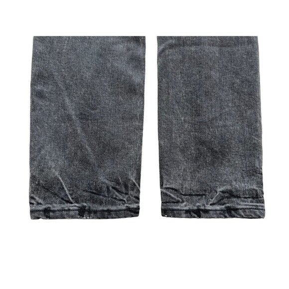 GRLFRND Womens Sz 26 Black Acid Wash High Waist Button-Fly Ankle Jeans Prototype - Picture 10 of 10